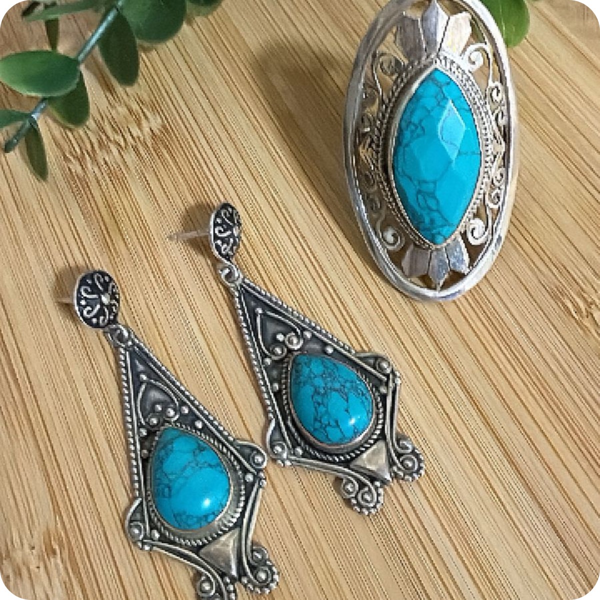 Conjunto Indiano Turqueza