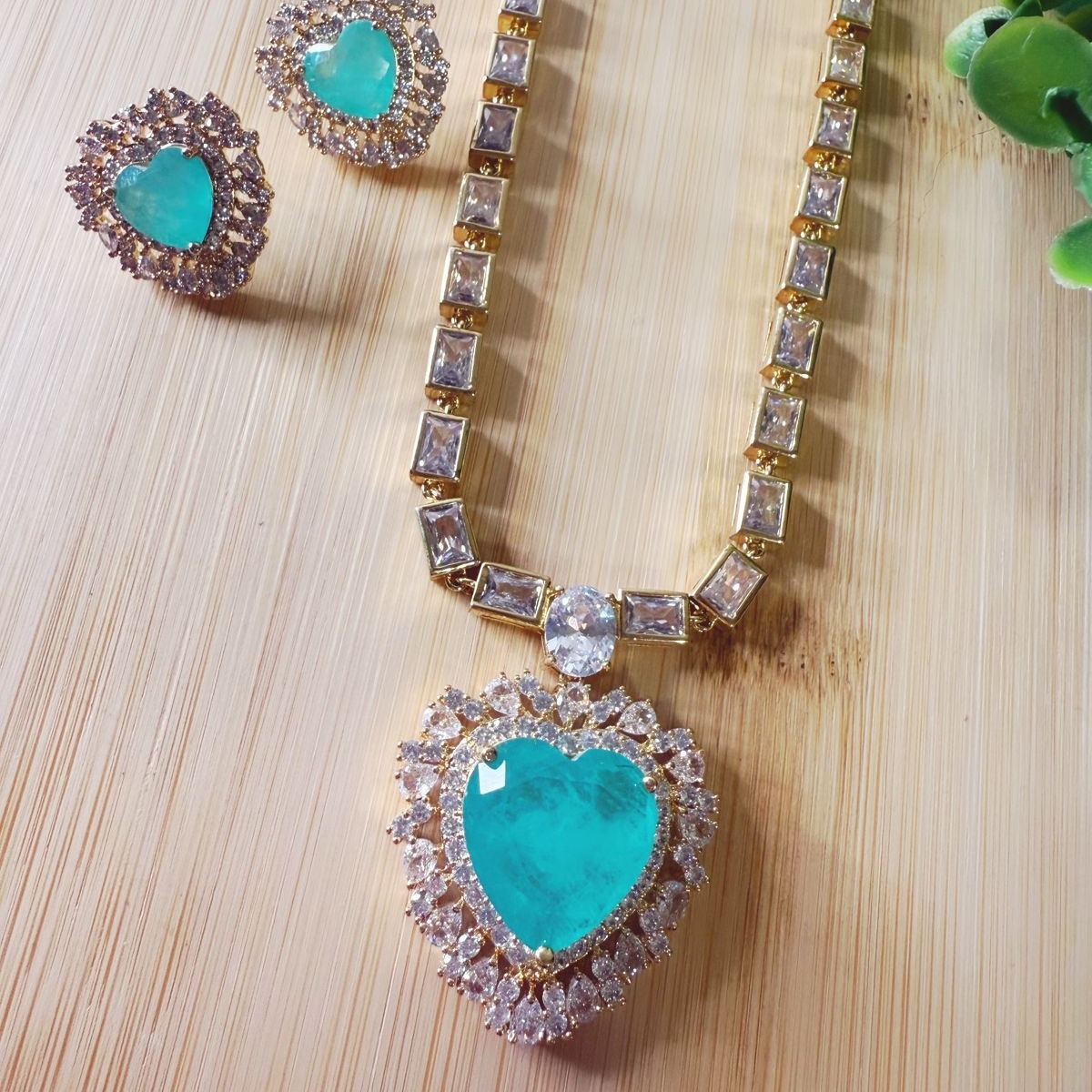 Conjunto Turquesa Fusion Luxo